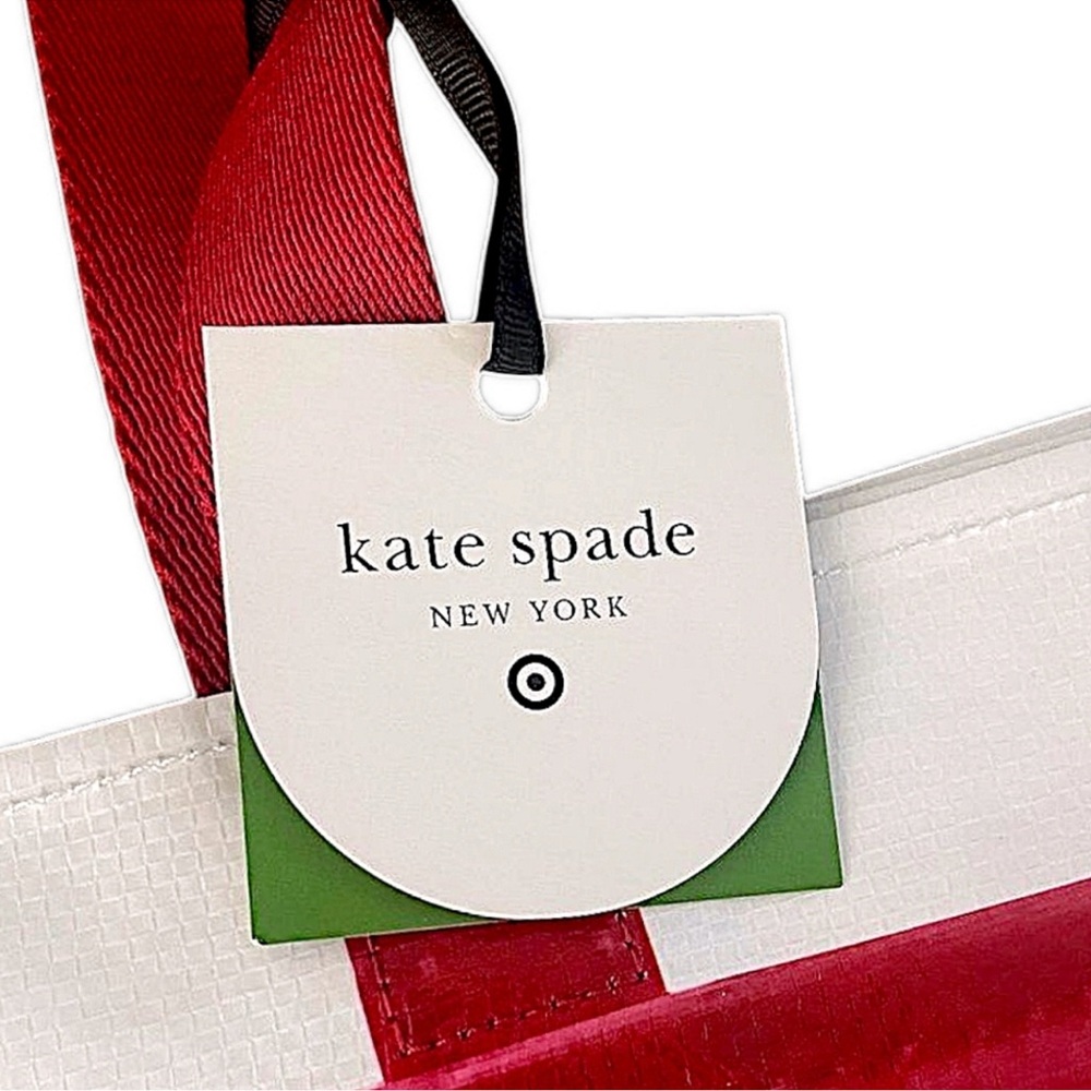 Kate Spade New York x Target Large Red/White Tote bag - Picture 4 of 6
